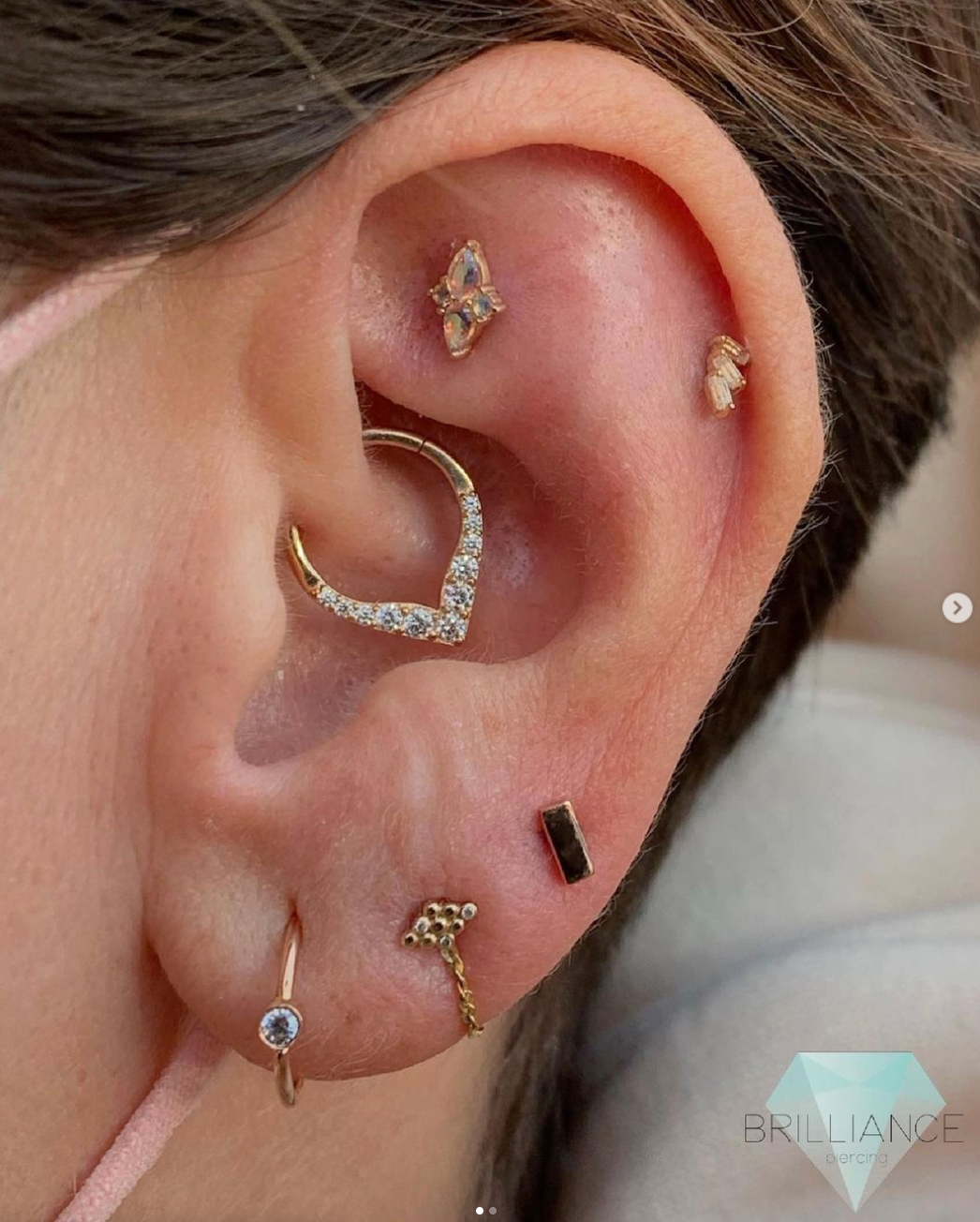 Threadless Piercing End Rectangle Threadless Ends – Brilliance Piercing